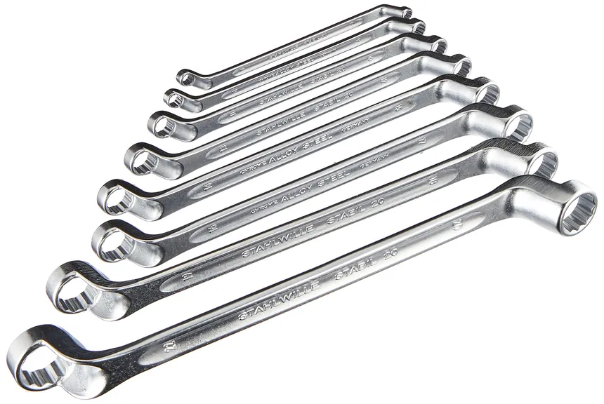Double End Ring Spanner:16 x 17 - DIN 838/No. 2