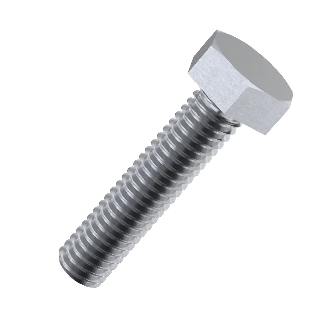 HT Hex Head Bolt - Metric Fine:M8 x 1 x 25 - DIN 961/8.8/Black/Full Thread