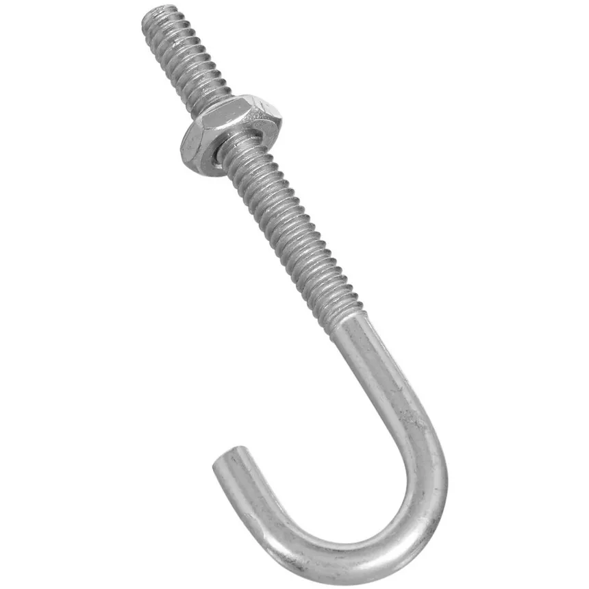 J Hook Roofing Bolt c/w Nut - UNC Series
